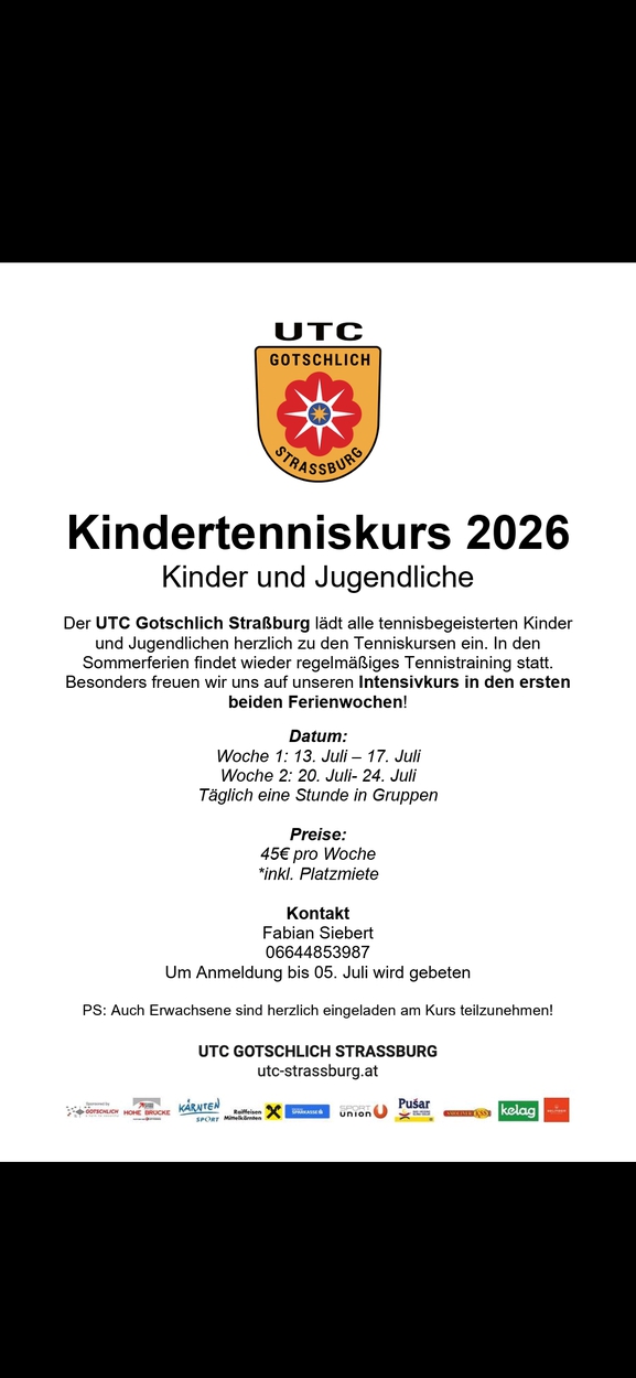 Tenniskurs 2026